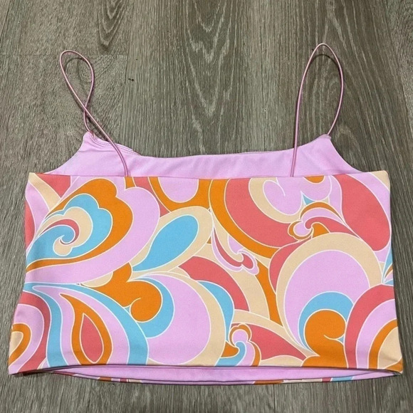 Cotton On Pink Retro Tank Top - Picture 5 of 6